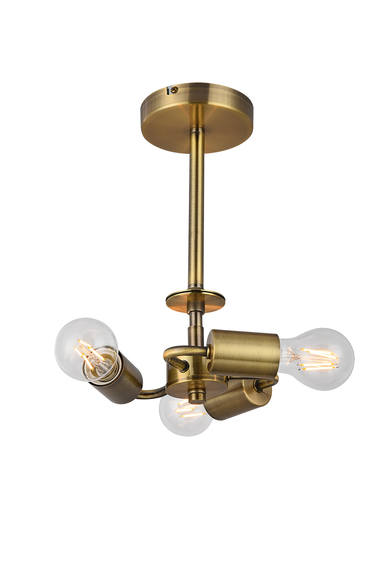 Baymont AB Ceiling Lights Deco Semi Flush Fittings